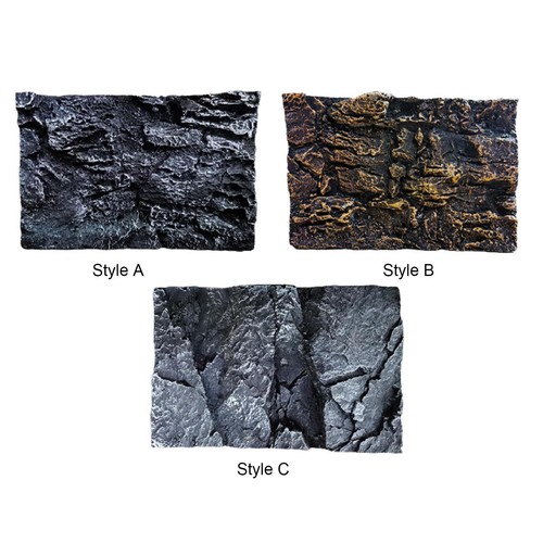 Rock aquarium background - 3d,