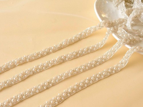 Yard pearl trim beaded - 1,