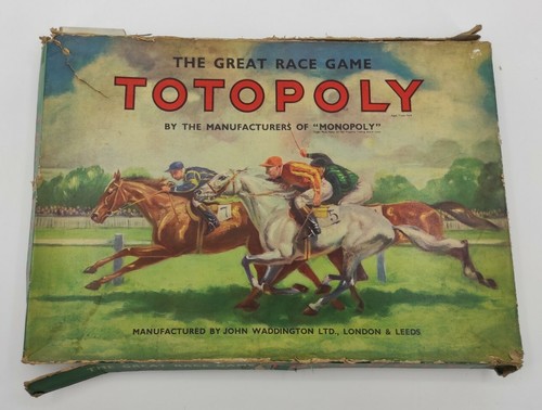 Vintage totopoly board - board, game