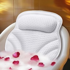 Bath Pillow 4D Air Mesh - Waterproof Spa Cushion for Women Men Gifts Luxury With