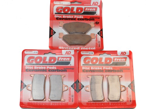 Brake pads front - front, for
