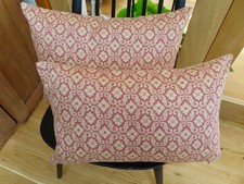 LAURA ASHLEY  Vintage 20 x 14 & 20 x 12” Sitwell' Elegant  Cushion Covers  PAIR
