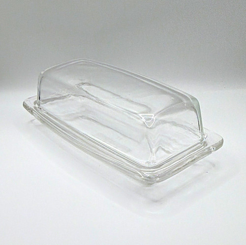 Pyrex clear glass butter - pyrex,