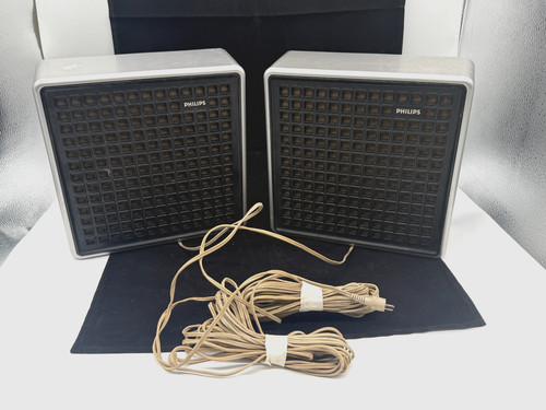 Vintage philips speakers pair - philips,