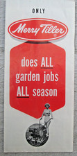 Merry Tiller Sales Brochure
