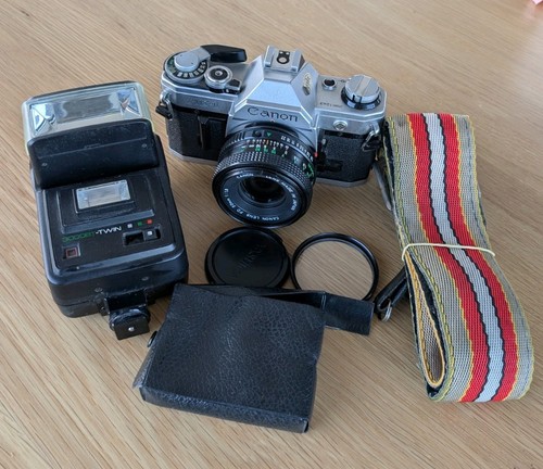 Canon ae1 35mm slr film - ae1,