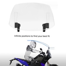Windshield Wind Screen Deflector Extension Spoiler For Honda Yamaha Suzuki BMW