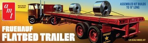 Amt fruehauf flatbed - flatbed, trailer