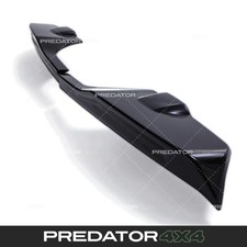 BARN DOOR SPOILER GLOSS BLACK TWIN ROOF LIP FOR FORD TRANSIT CUSTOM MK2 2024+