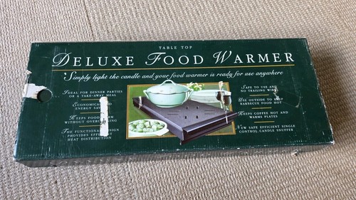 Deluxe table top food warmer - deluxe,