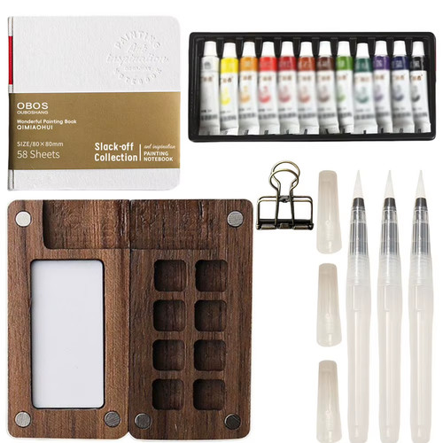 Portable color watercolor - 8/15-color,