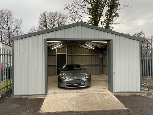 Steel framed buildings - framed,