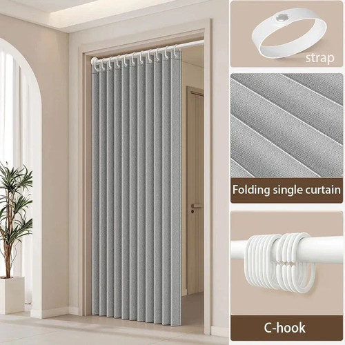 Pvc folding door - oak,