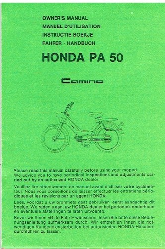 Honda pa50 camino original - honda,