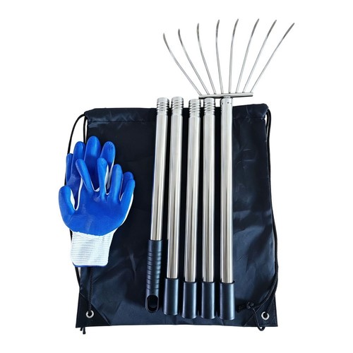 Garden hay rake tines - rake,