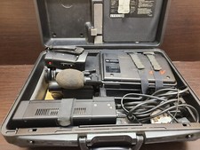 Vintage Panasonic NV-M7 VHS Movie Camera Recorder Hard Case Accessories