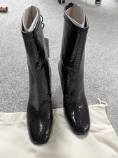 Zara Textured Heel Ankle