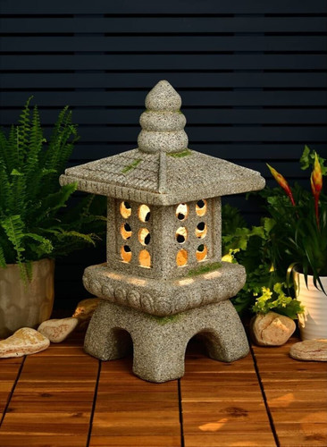 Rustic pagoda ornament - ornament, cosy
