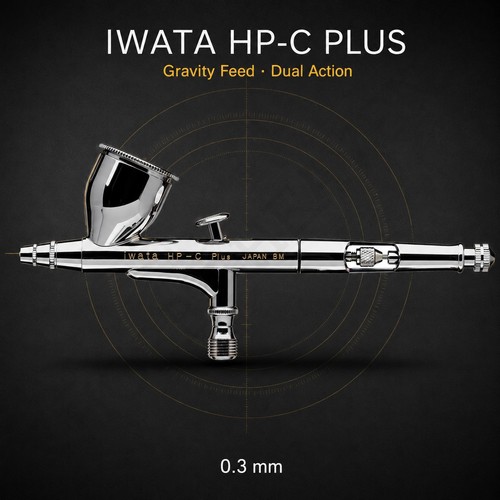Iwata plus airbrush 0 - iwata, hp-c