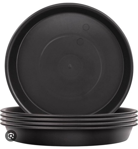 Round plant pot saucer plastic - round,