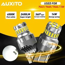 2Pcs Black W21/7W T20 580 Led