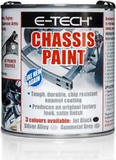 E-TECH BLACK Chassis Paint Brush on Chip Resistant Car Van Trailer 500ML ECHP01