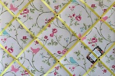 Clarke & Clarke Pink Bird