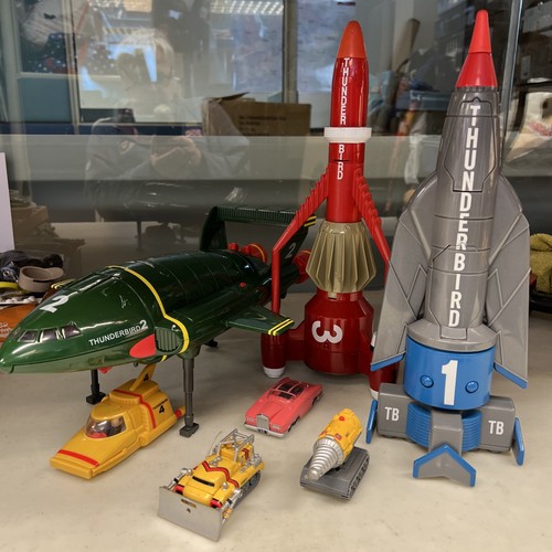 Thunderbirds set supersize - thunderbirds, set,