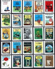 NEW BELGIUM 2007 - 25x TINTIN ALBUM STAMPS BL 143 - Hergé 1907-2007 MNH**