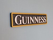 Guinness 3D sign Bar Pub, Man