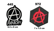 Anarchy Punk Rock Music Patch Iron Sew On Embroidered Jacket Jeans Leather