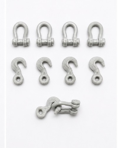 Model truck tow hooks - hooks, d