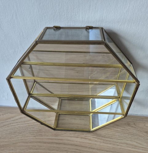 Small vintage glass mirrored - vintage,