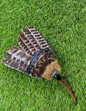 Turkey Wing Smudge Feather Fan