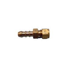 8MM GAS CONNECTOR NOZZLE FITTING COPPER - RUBBER HOSE MOTORHOMES CARAVANS CAMPER