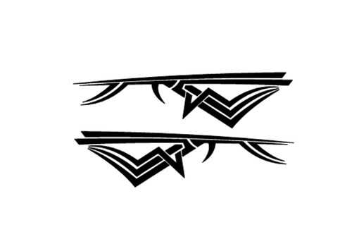 Tribal sticker decal 10cm - tribal, x