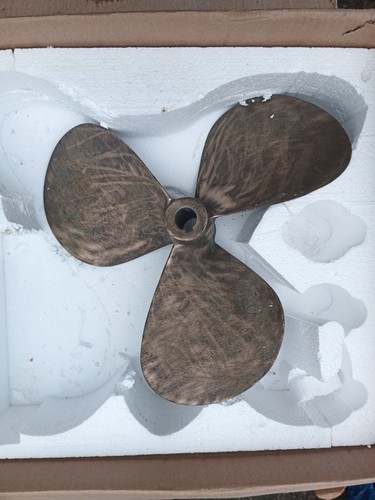 Bronze yacht propellor x13 - bronze,