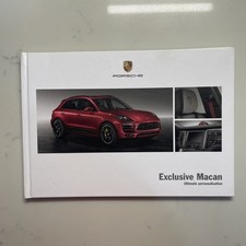 Porsche Macan 2014 Exclusive Ultimate personalisation Hardback Brochure VG