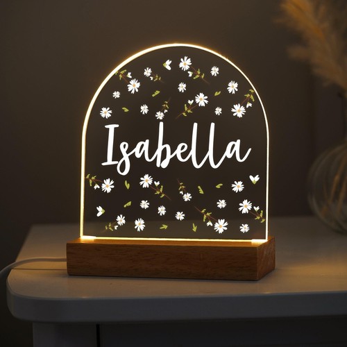 Personalised led night light - led,