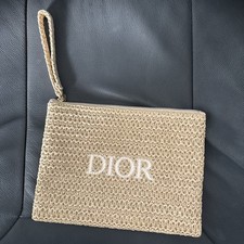 Dior Raffia Pouch / Bag