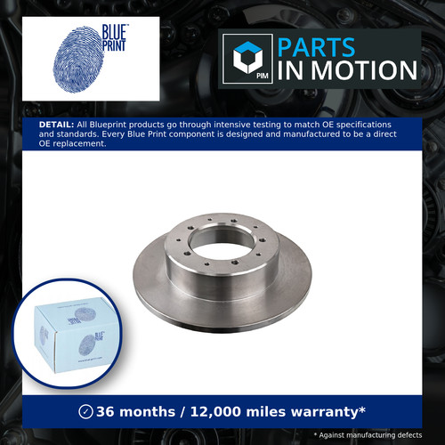 Brake discs pair solid - brake,