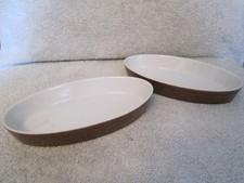 2 x Pillivuyt Porcelain Oval