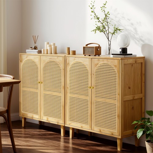 Sturdy bamboo buffet cabinet - sturdy,