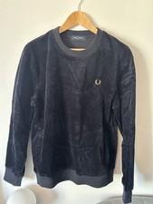 Fred Perry Black Cord Sweater