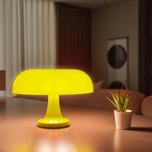 Classic mushroom table - table, lamp