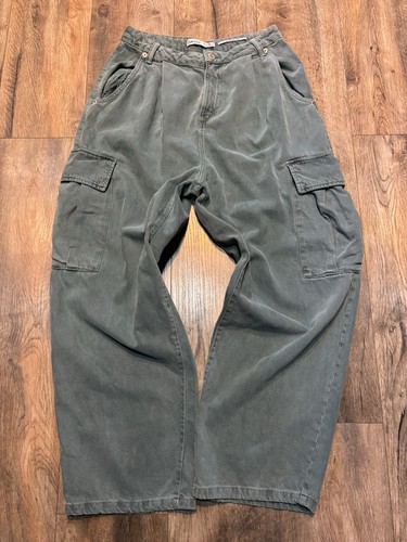 Bershka women grey cargos - women's,