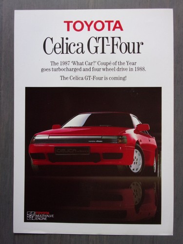 Toyota celica four - toyota, orig
