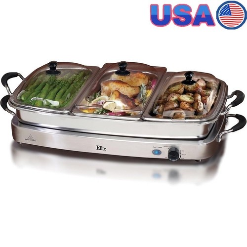 Electric buffet warmer - warmer, w/