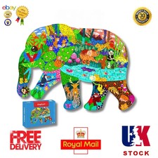 Elephant Jigsaw Puzzle for Kids – 200-Piece Animal Puzzle,  Christmas Gift