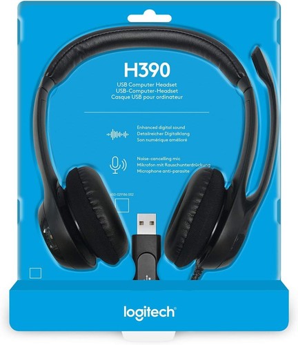 Logitech h390 wired headset - logitech,